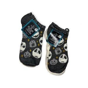 Nightmare Before Christmas Socks Disney Women's No Show 4 Size 4-10 Halloween B2